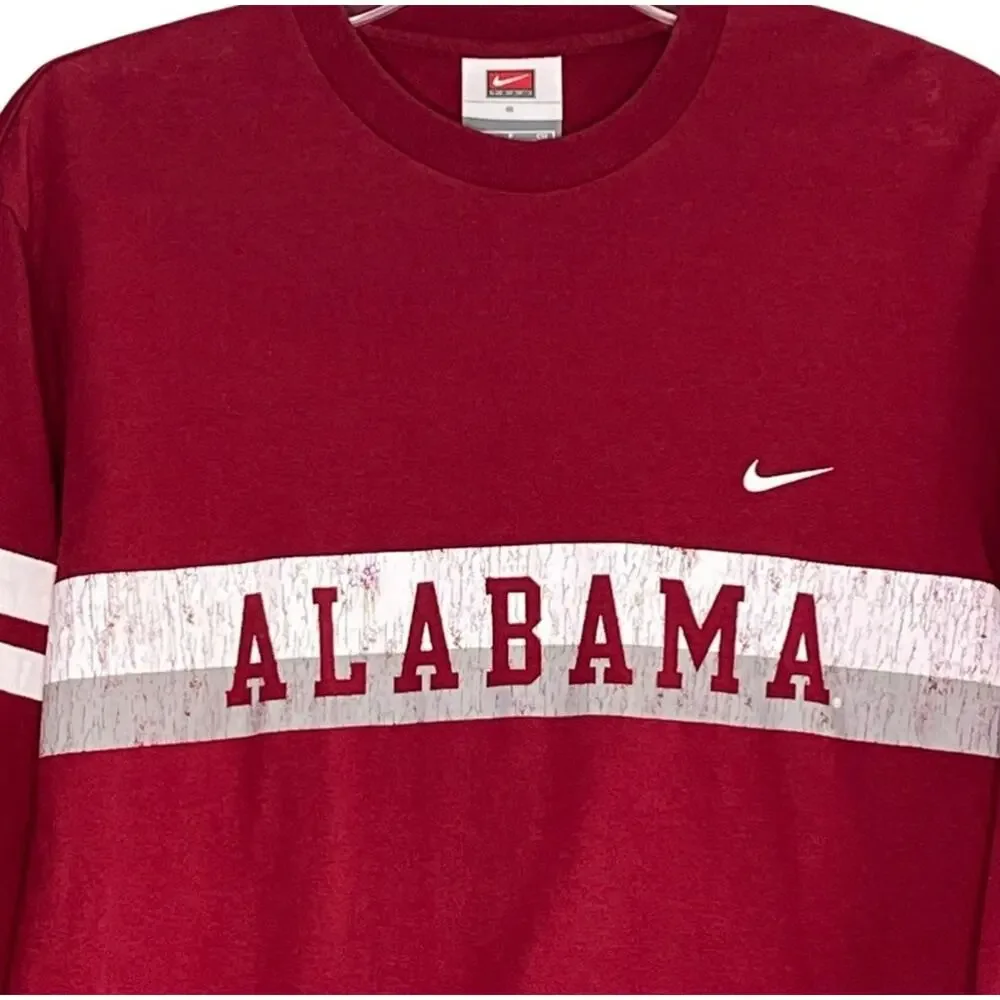 Nike Alabama Crimson Tide jersey style varsity T-shirt small